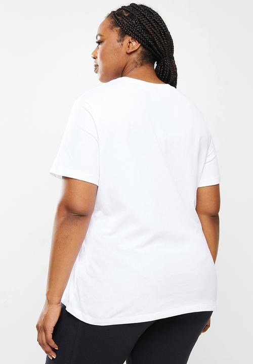 adidas Originals - Plus trefoil short sleeve tee - white