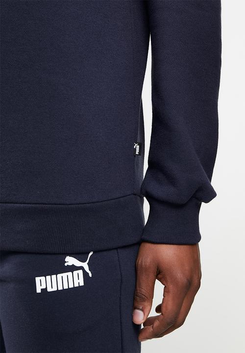 PUMA - Ess small logo crew fl  - navy 