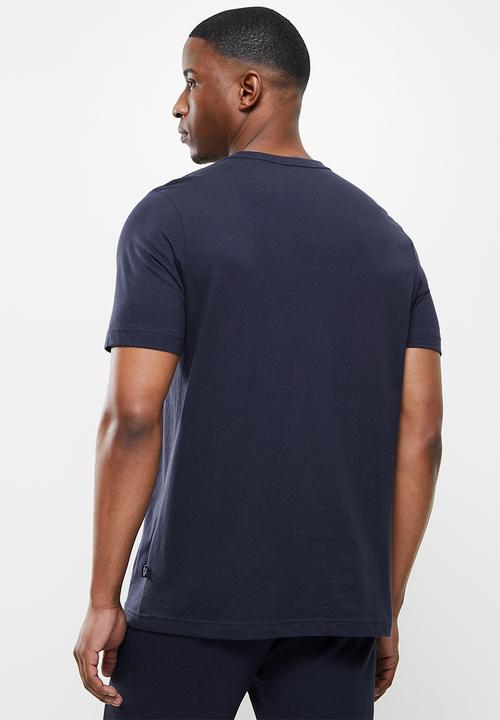 PUMA - Ess+ 2 col logo tee - navy 