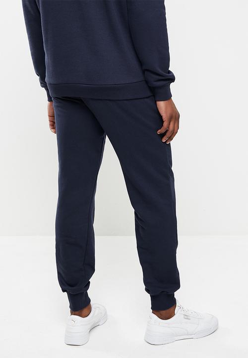 PUMA - Ess+ 2 col logo pants tr cl - navy 
