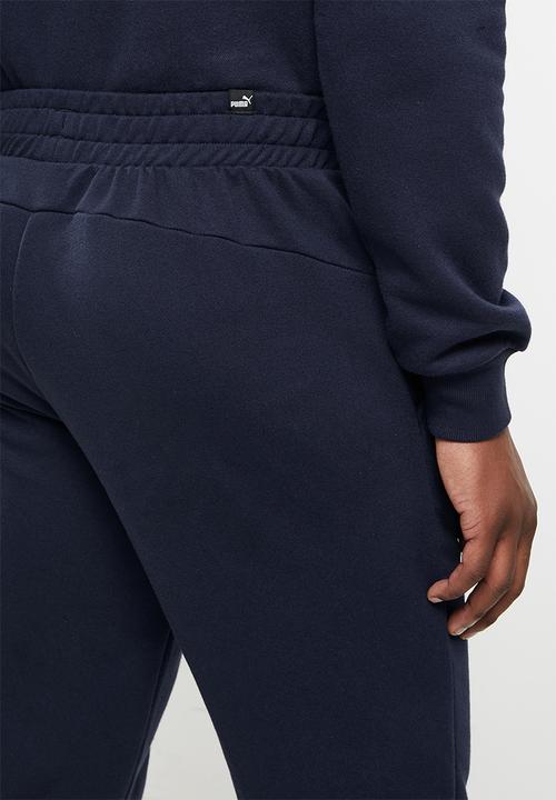 PUMA - Ess+ 2 col logo pants tr cl - navy 