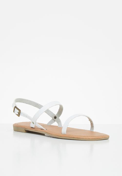 Superbalist - Aimee leather sandal - white