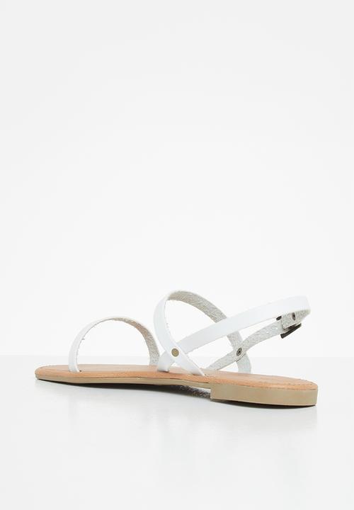 Superbalist - Aimee leather sandal - white