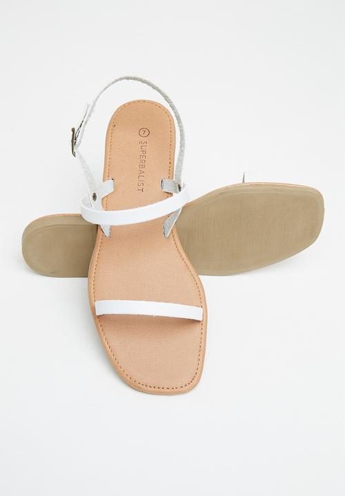 Superbalist - Aimee leather sandal - white