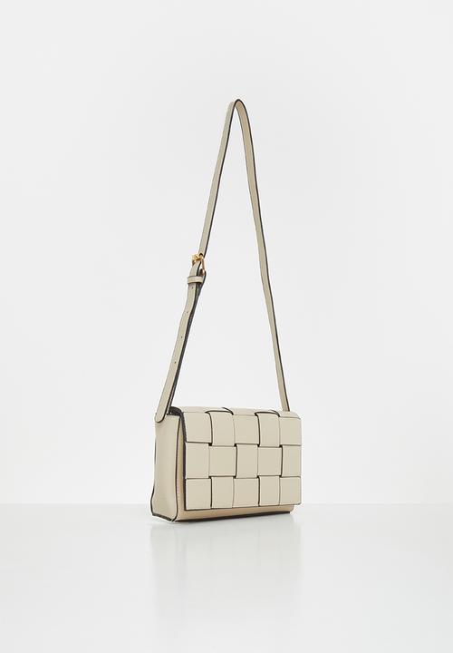 Superbalist - Woven crossbody bag - cream
