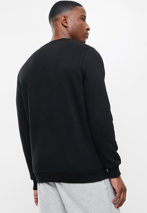 PUMA - Ess+ 2 col big logo crew fl - black