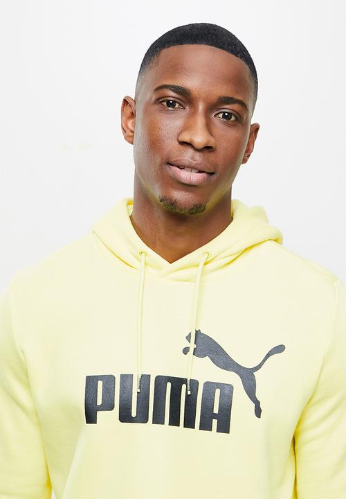 PUMA - Ess big logo hoodie fl - yellow