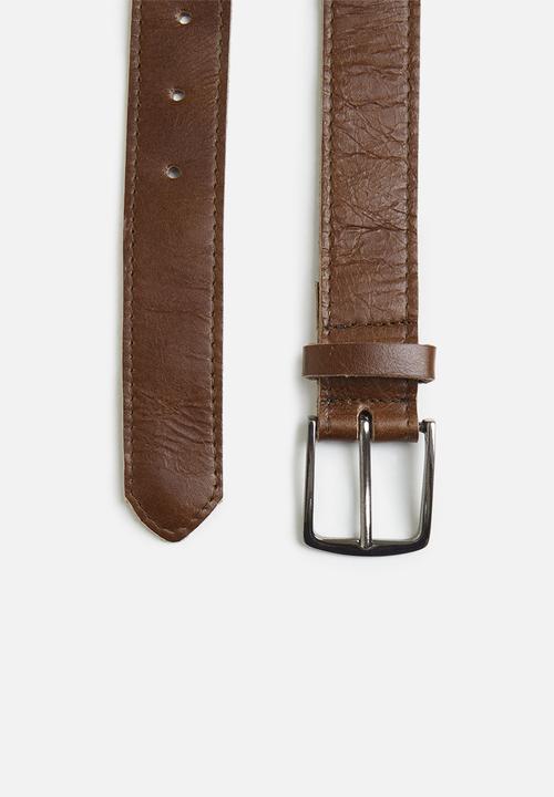 Superbalist - Ryan leather belt - brown