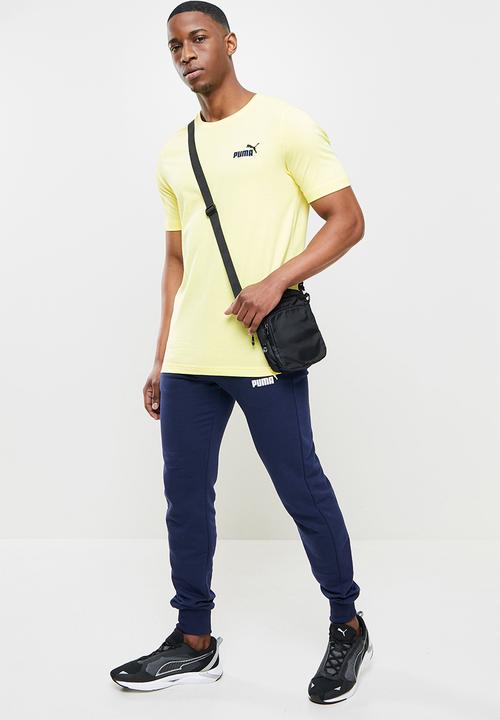 PUMA - Ess+ embroidery logo tee - yellow 