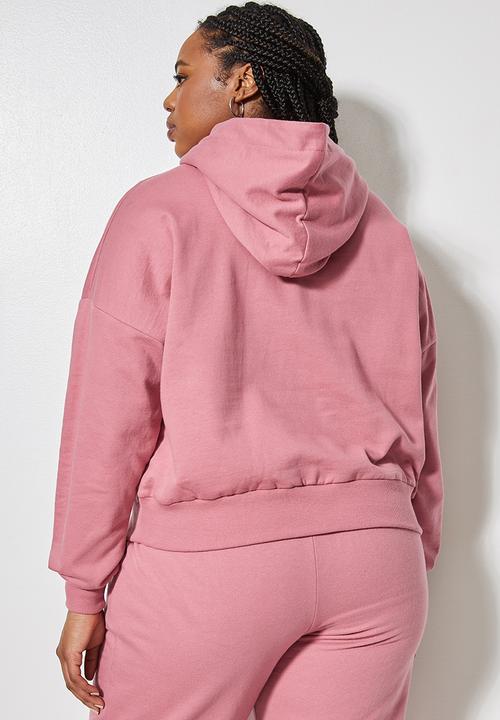 Superbalist - Crop hoodie - pink