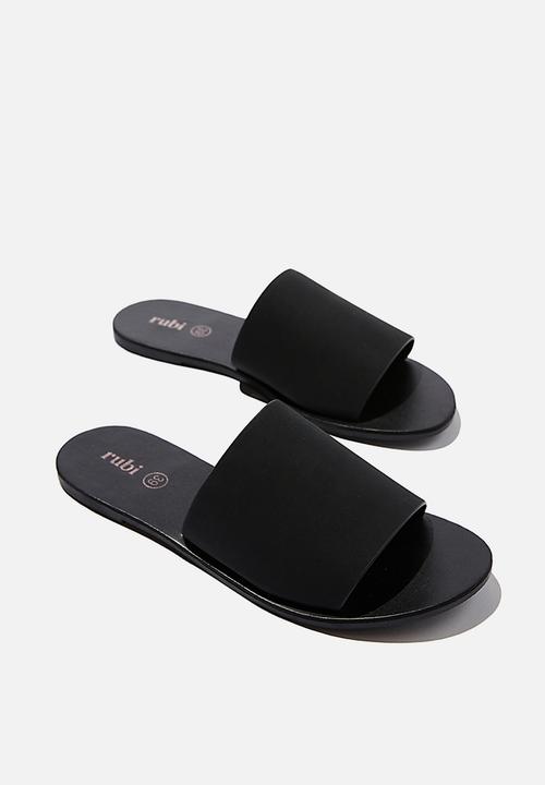 Cotton On - Everyday mia minimal slide - black 