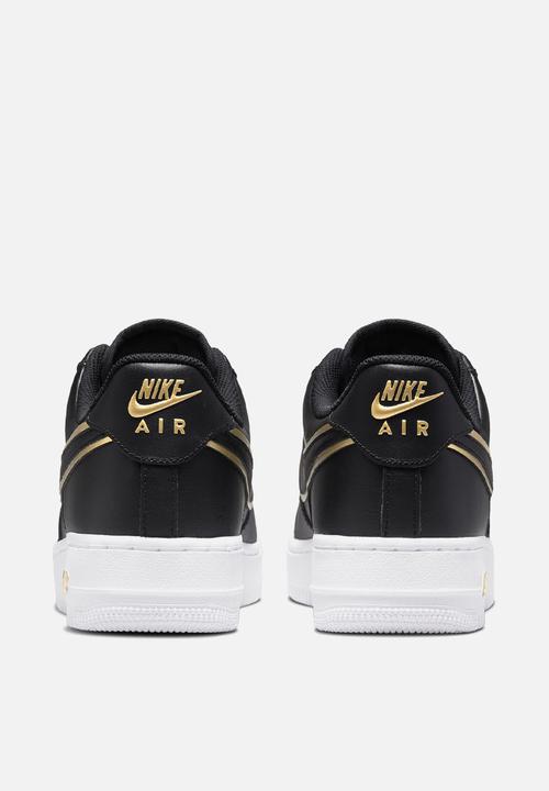 Nike - Air Force 1 '07 LV8 - black-metallic gold-white