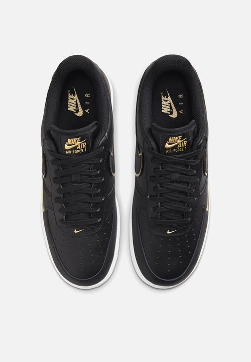 Nike - Air Force 1 '07 LV8 - black-metallic gold-white