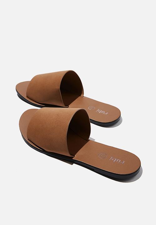 Cotton On - Everyday mia minimal slide - tan 