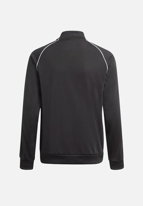 adidas Originals - Teens sst track top - black & white