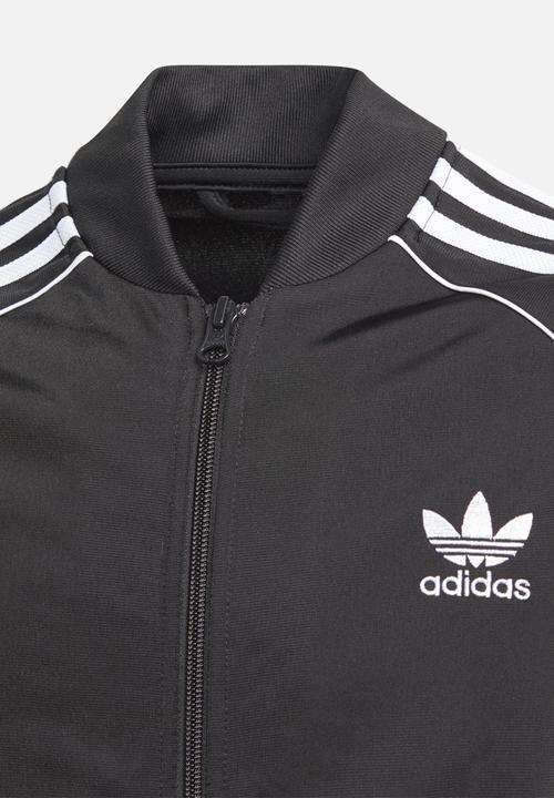 adidas Originals - Teens sst track top - black & white