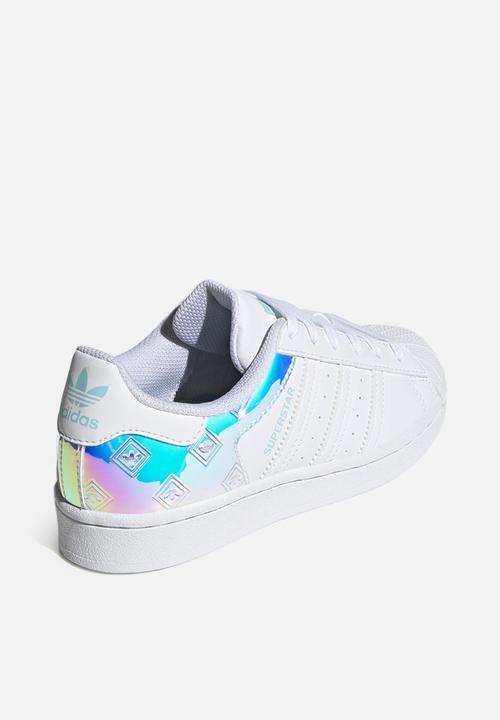 adidas Originals - Superstar j - ftwr white/pulse aqua