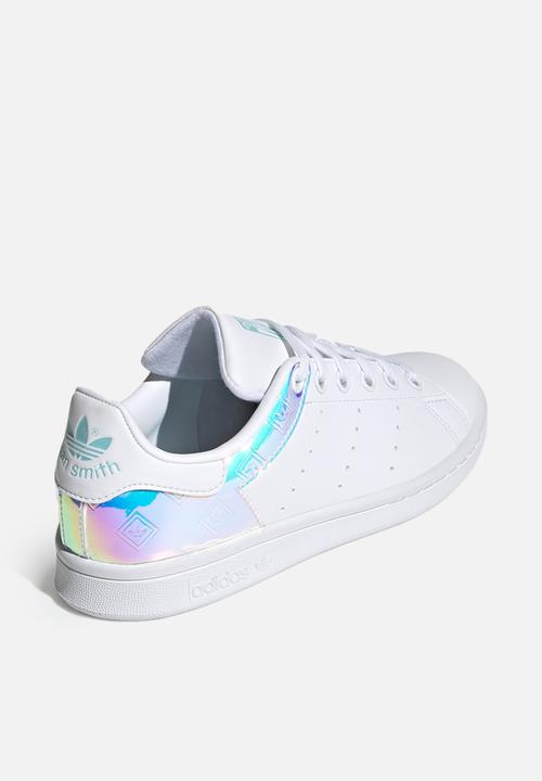 adidas Originals - Stan smith j - ftwr white/pulse aqua