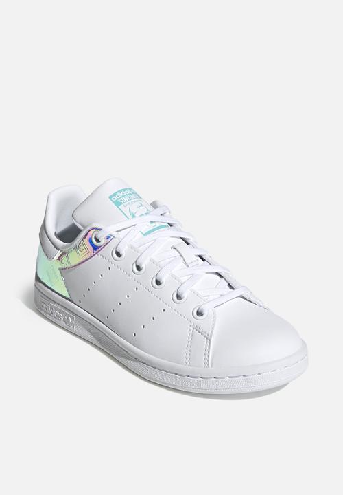 adidas Originals - Stan smith j - ftwr white/pulse aqua