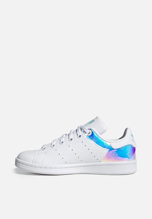 adidas Originals - Stan smith j - ftwr white/pulse aqua
