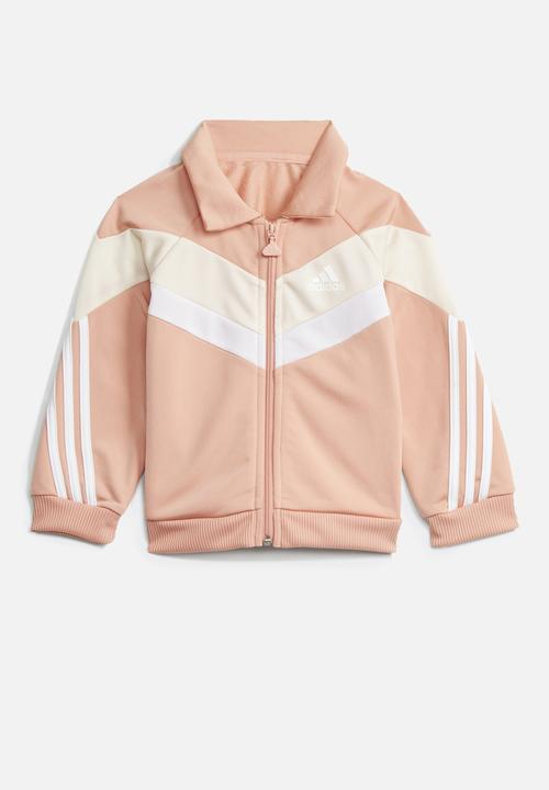 adidas Performance - I future icons shiny tracksuit - pink 