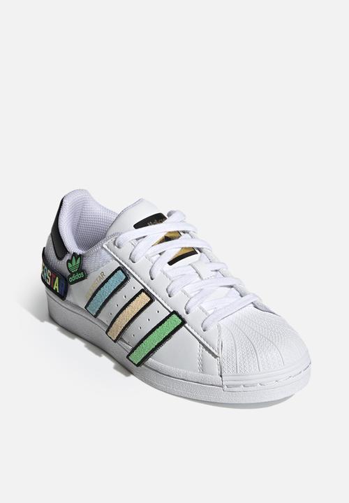 adidas Originals - Superstar j sneakers - ftwr white/core black/gold met