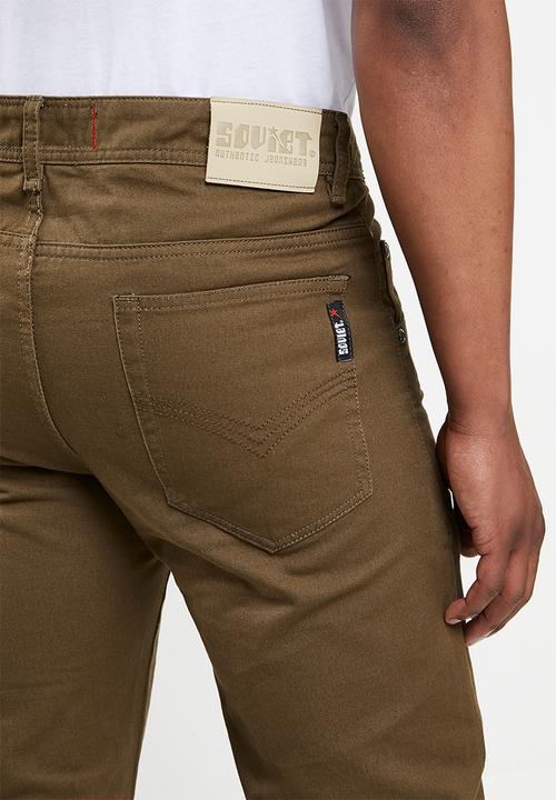 SOVIET - M voyager-r 3 #5 basic 5pkt chino  - cinnamon