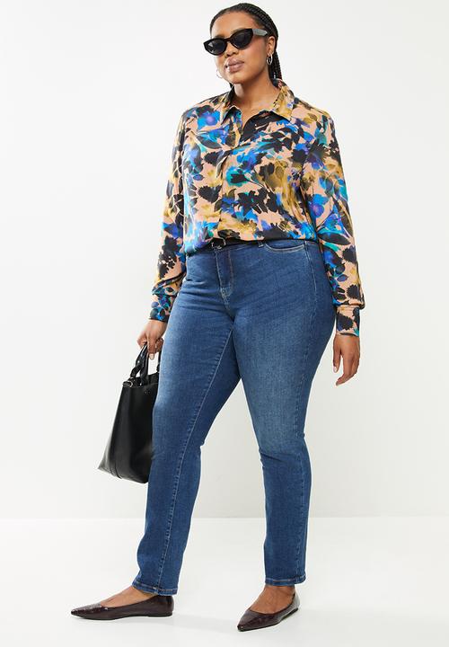 POLO - Plus josie basic printed shirt - multi