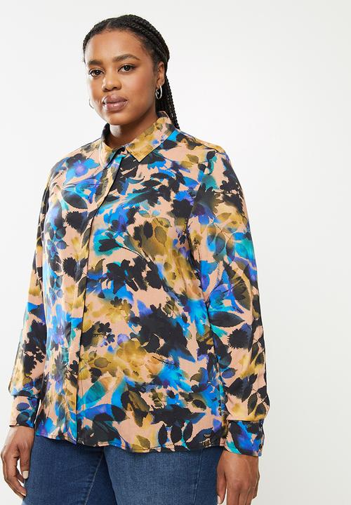 POLO - Plus josie basic printed shirt - multi