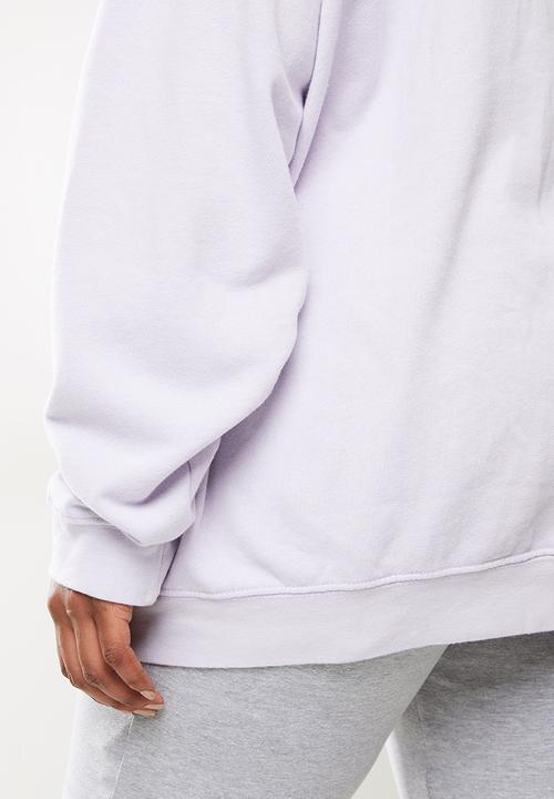 Missguided - Plus mg washed basic sweat - lilac