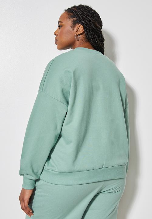 Superbalist - Crew neck sweat - deep sage