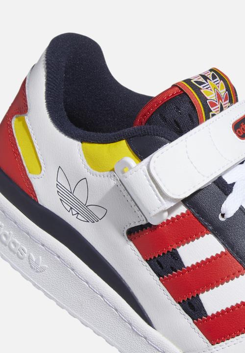 adidas Originals - Forum low - ftwr white/legend ink/red