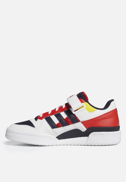 adidas Originals - Forum low - ftwr white/legend ink/red