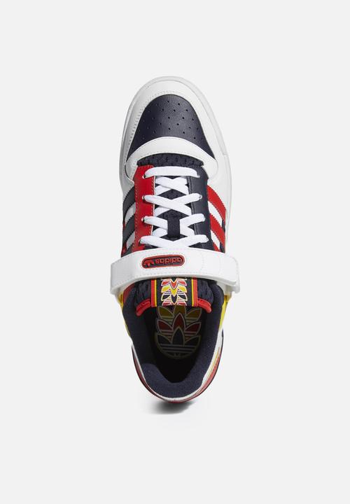 adidas Originals - Forum low - ftwr white/legend ink/red