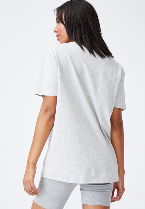 Cotton On - The oversized dad tee - light grey