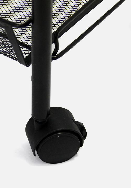 Fine Living - Limber 4 layer trolley - black