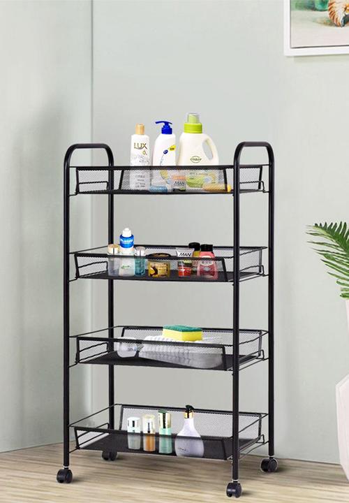 Fine Living - Limber 4 layer trolley - black