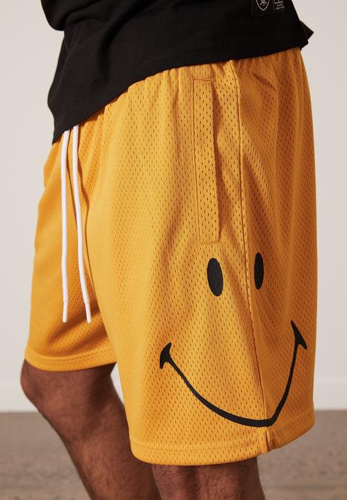 Factorie - Smiley basketball short - yellow