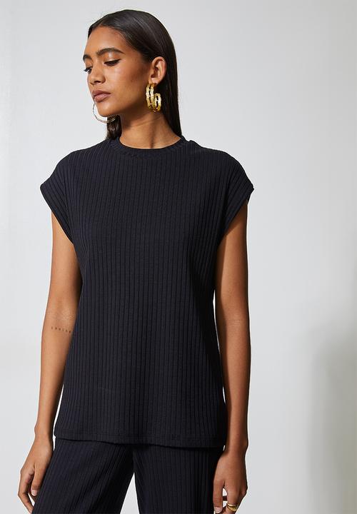 Superbalist - Rib tee - black