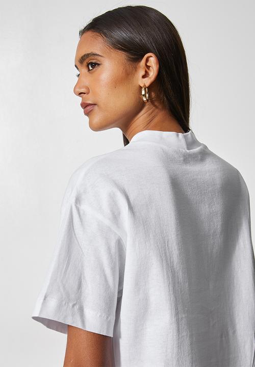 Superbalist - Graphic boyfriend tee - white