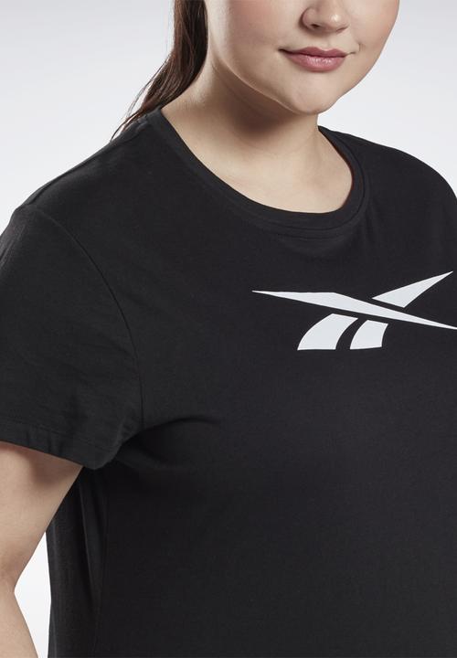 Reebok - Plus vector graphic tee - night black