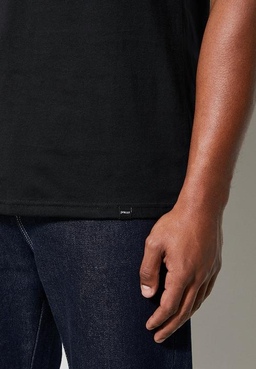 Superbalist - Nate organic crew tee - black
