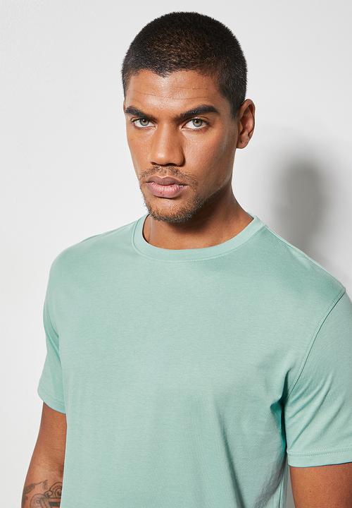 Superbalist - Nate organic crew tee - mint green