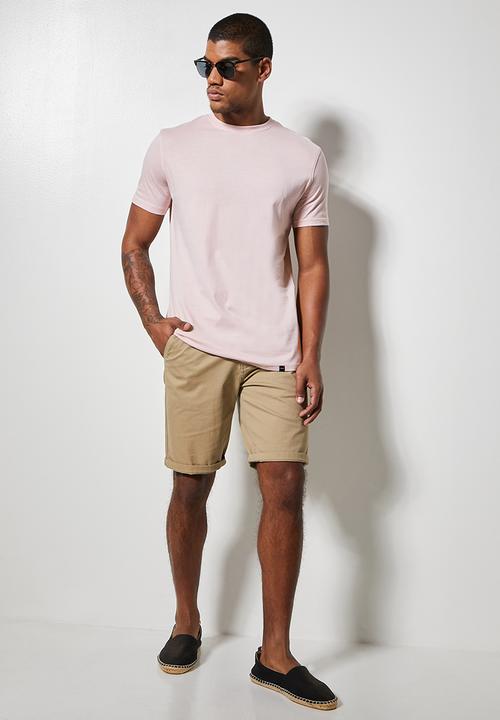 Superbalist - Nate organic crew tee - dusty pink