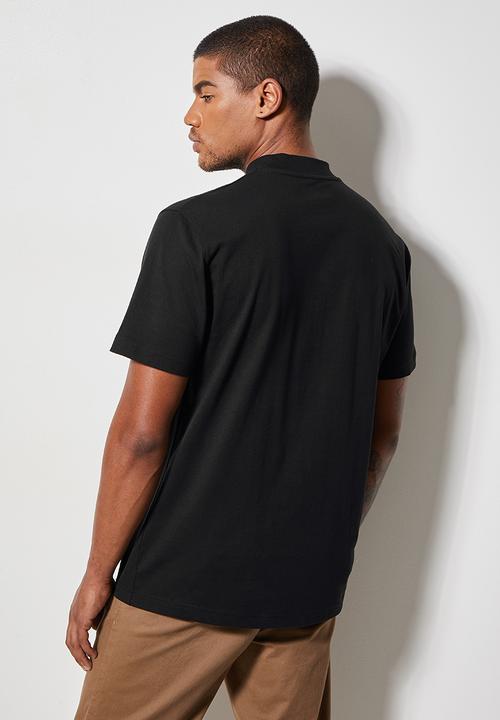 Superbalist - Aaron organic high neck tee - black
