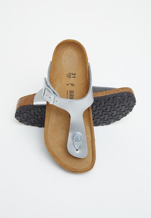 Birkenstock - Gizeh kids birko-flor - silver