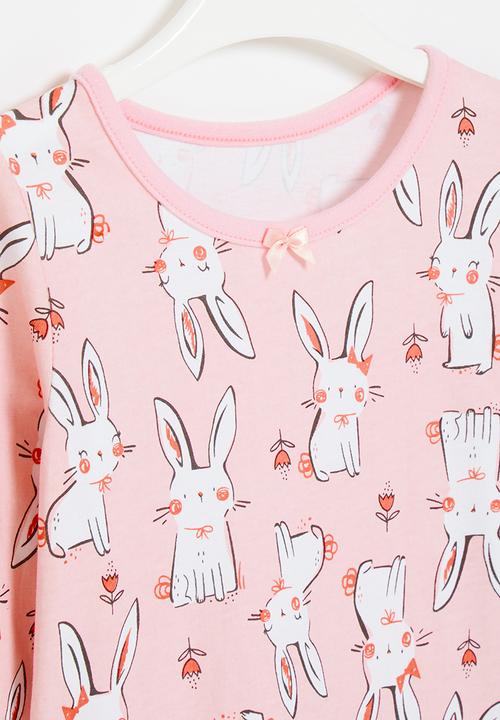 Pop Candy - Girls bunny dress - pink