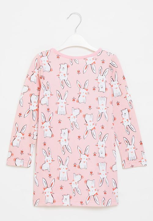 Pop Candy - Girls bunny dress - pink
