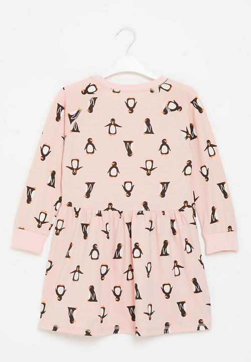 Pop Candy - Girls penguin dress - pink