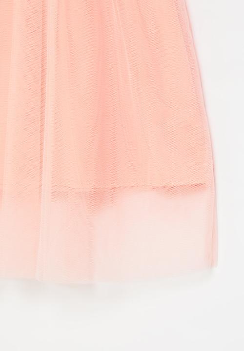 Pop Candy - Girls star mesh dress - pink